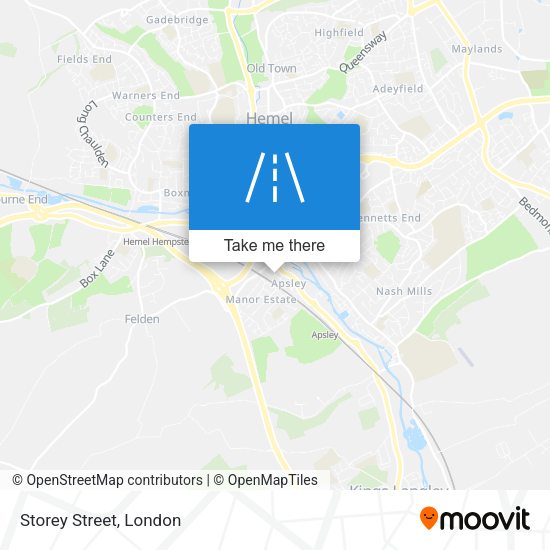 Storey Street map