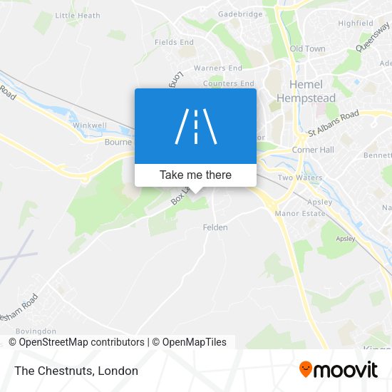 The Chestnuts map