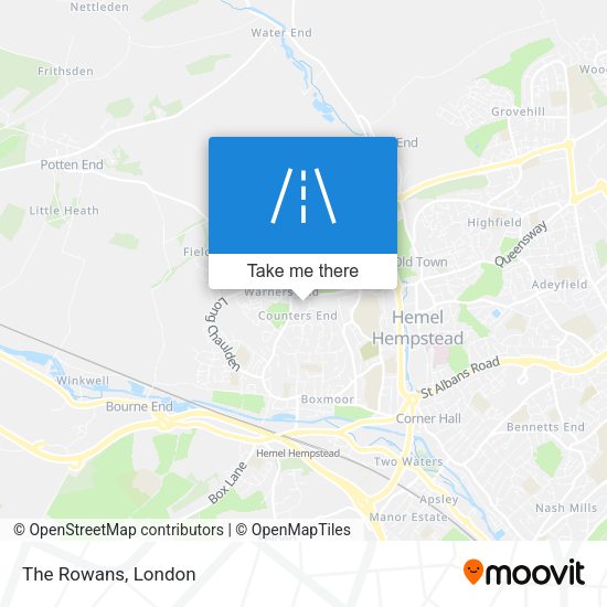 The Rowans map