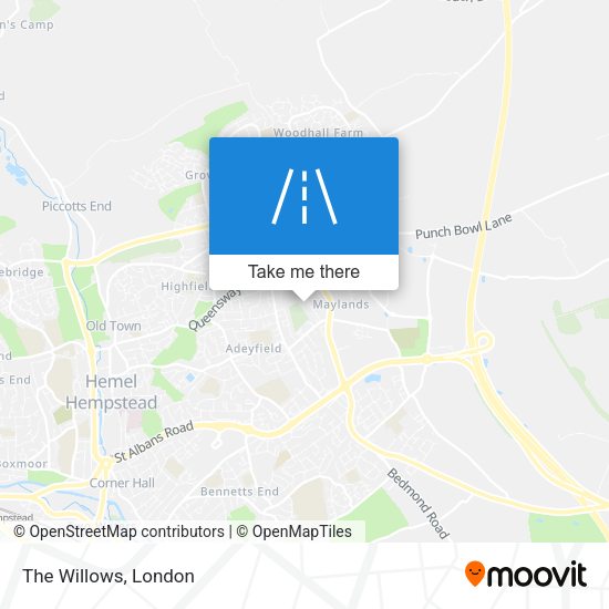 The Willows map