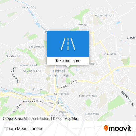 Thorn Mead map