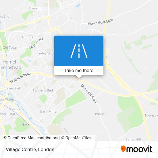 Village Centre map
