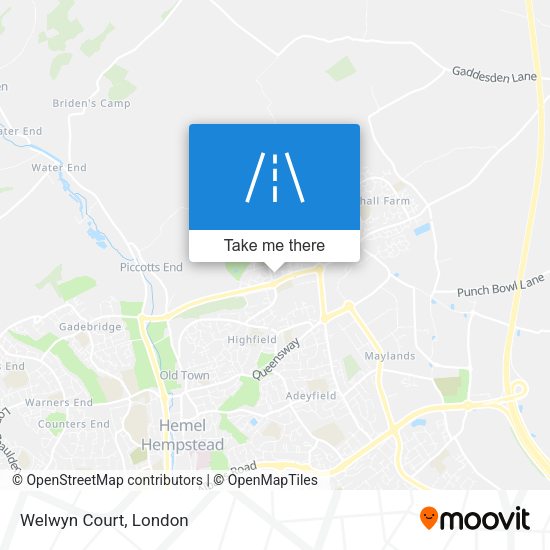 Welwyn Court map