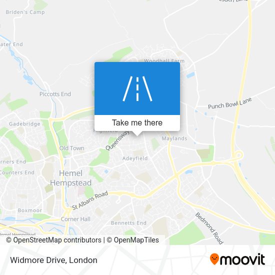 Widmore Drive map