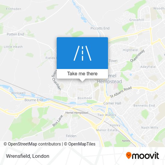 Wrensfield map