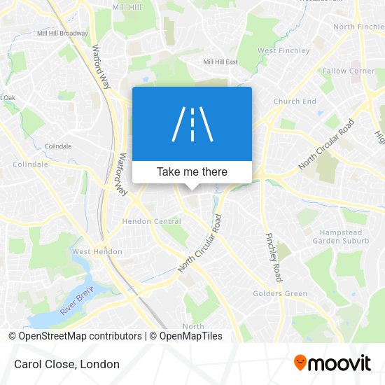 Carol Close map