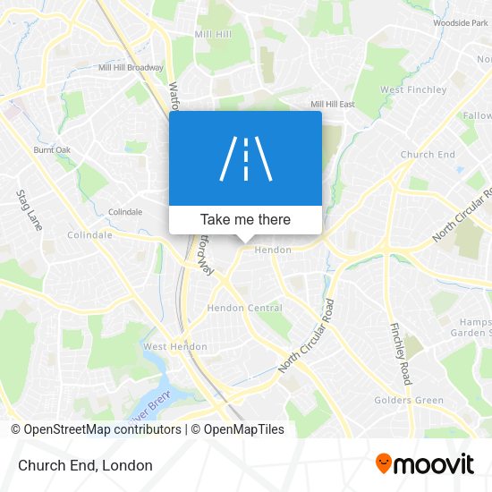Church End map