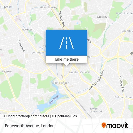 Edgeworth Avenue map