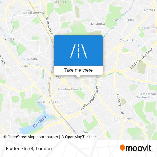 Foster Street map