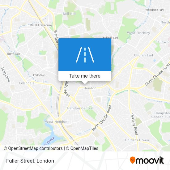 Fuller Street map