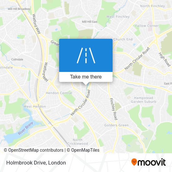 Holmbrook Drive map