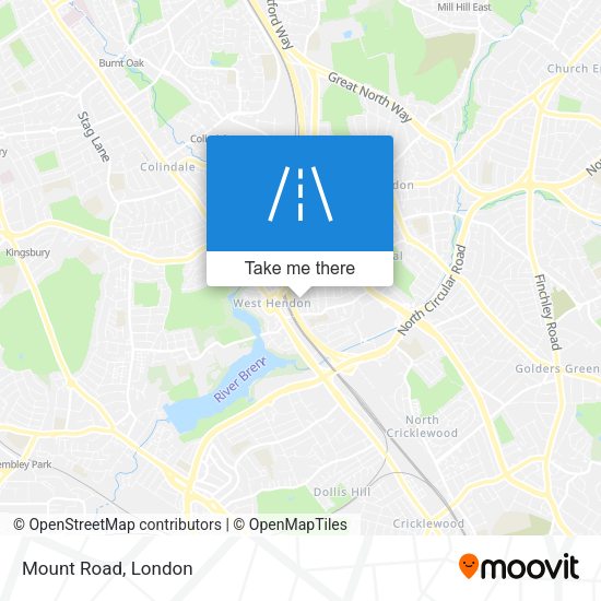 Mount Road map