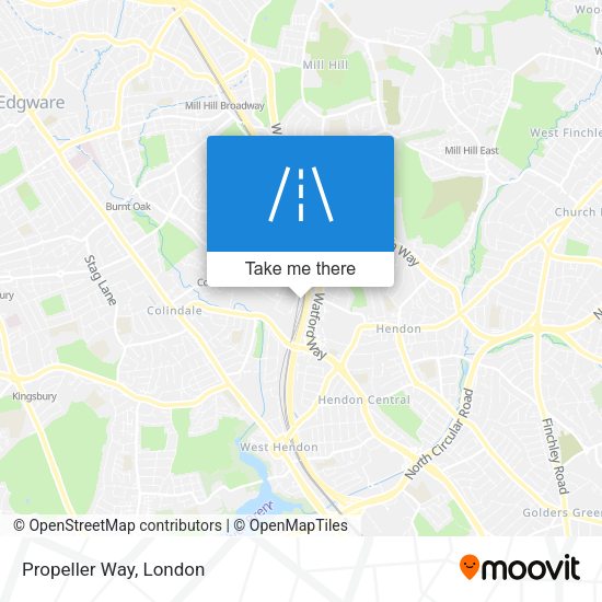 Propeller Way map