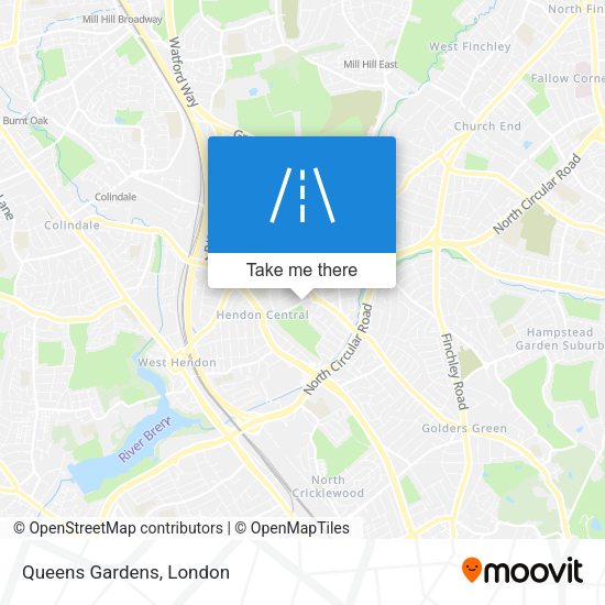 Queens Gardens map
