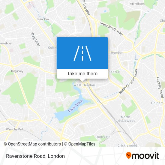 Ravenstone Road map