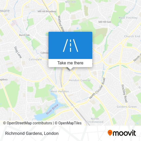 Richmond Gardens map