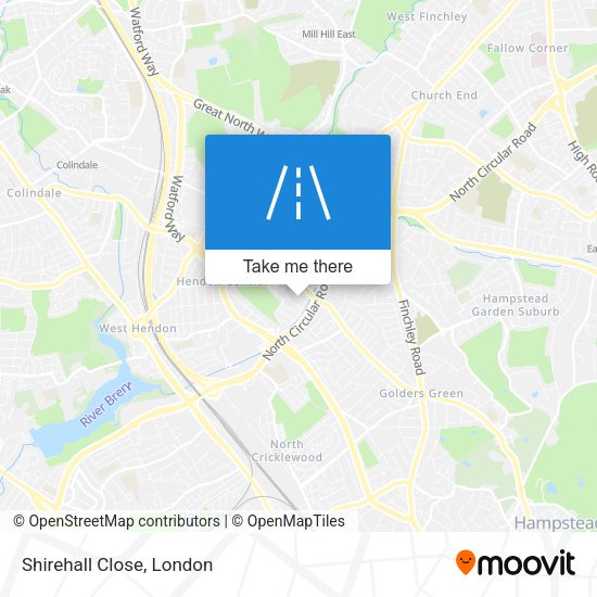 Shirehall Close map