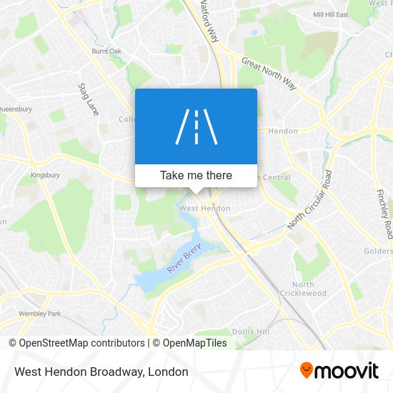 Find the best routes to West Hendon Broadway