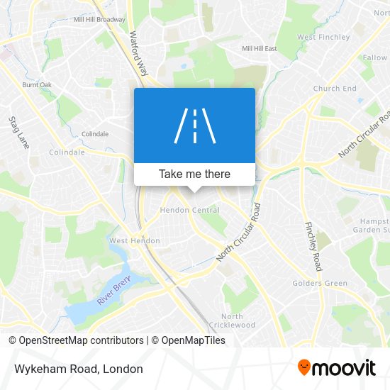 Wykeham Road map