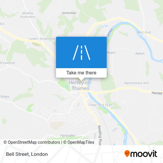 Bell Street map