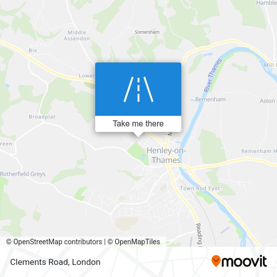 Clements Road map