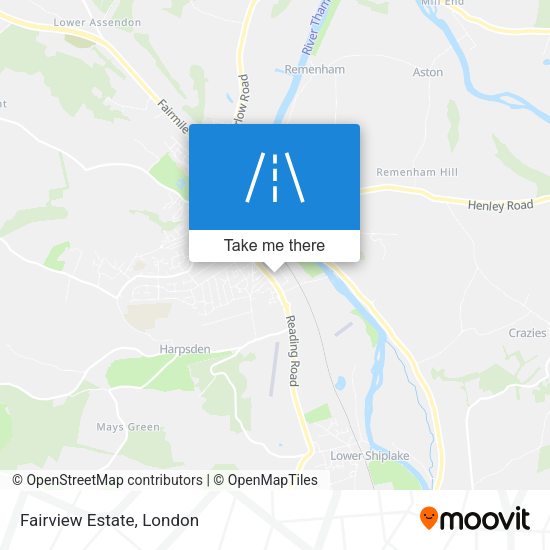 Fairview Estate map