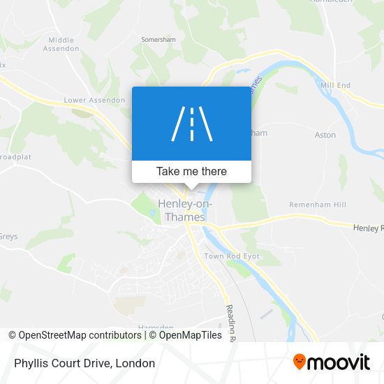Phyllis Court Drive map