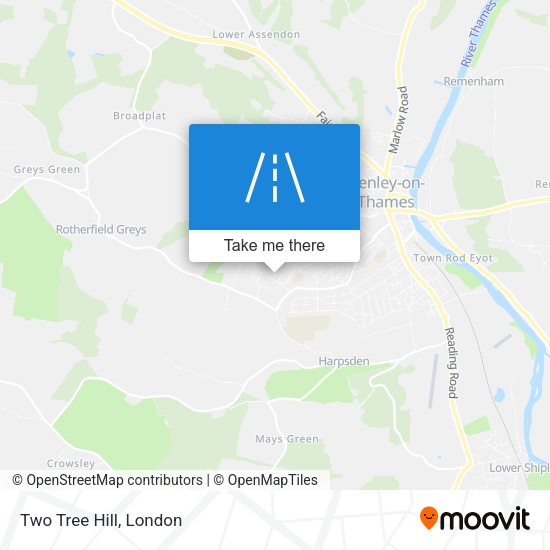 Two Tree Hill map