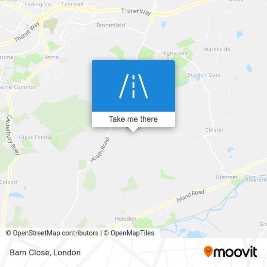 Barn Close map