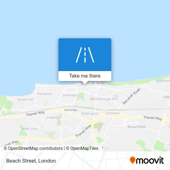 Beach Street map