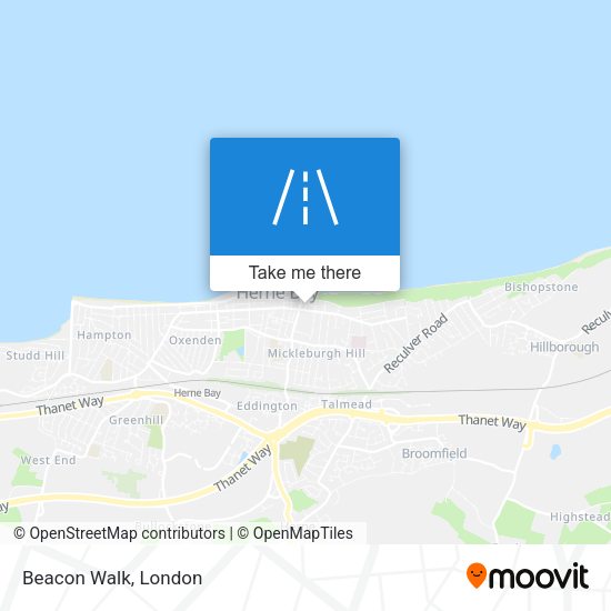 Beacon Walk map
