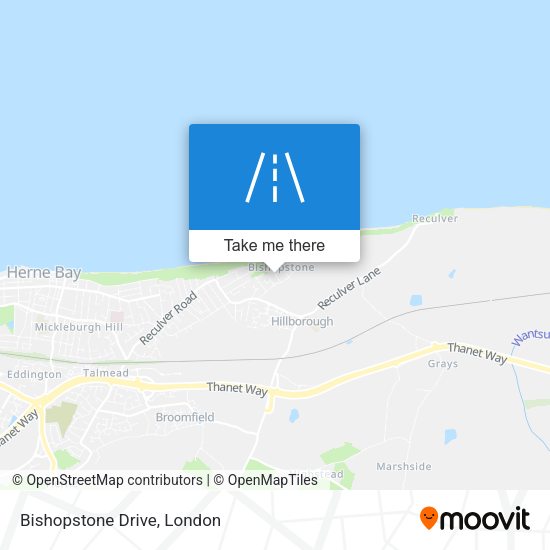 Bishopstone Drive map