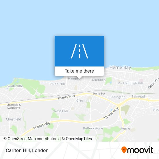 Carlton Hill map
