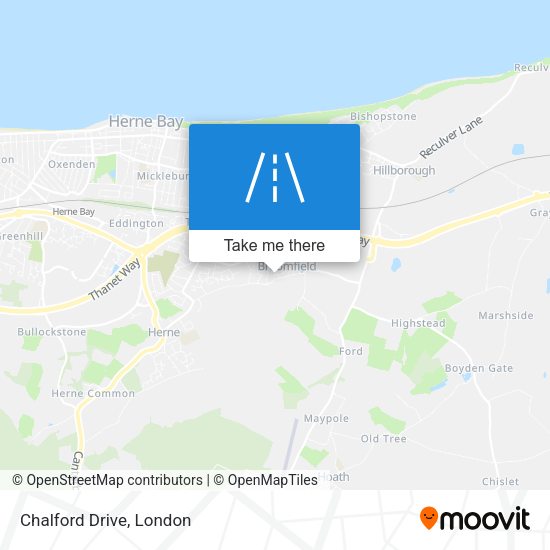 Chalford Drive map