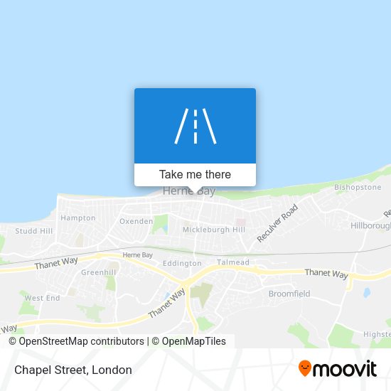 Chapel Street map