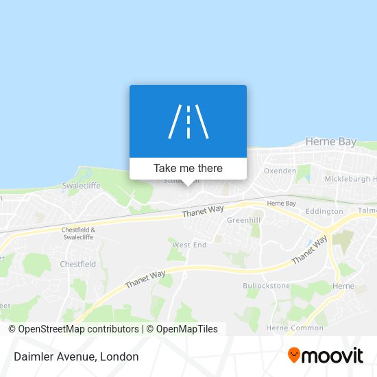 Daimler Avenue map