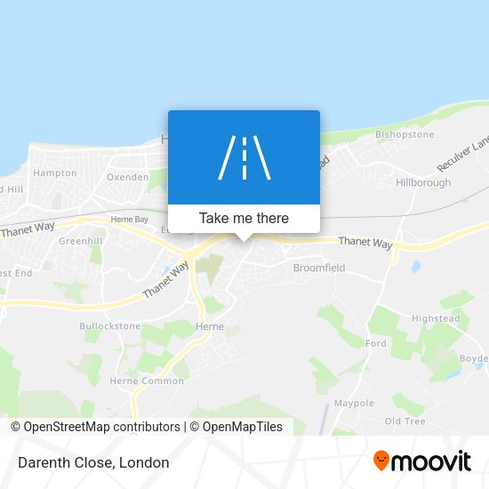Darenth Close map