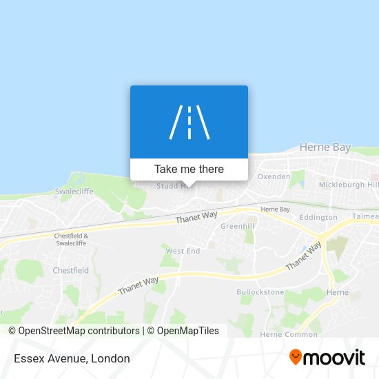 Essex Avenue map