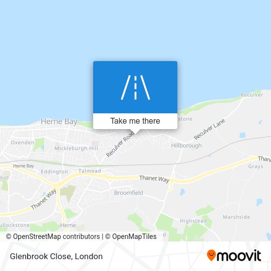 Glenbrook Close map