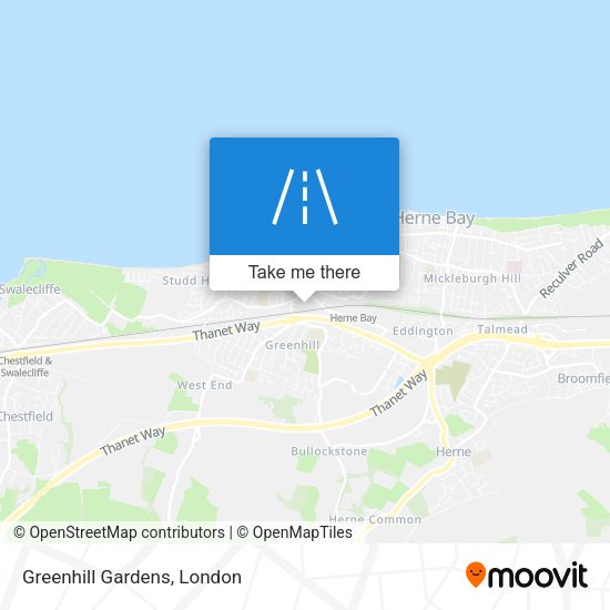 Greenhill Gardens map