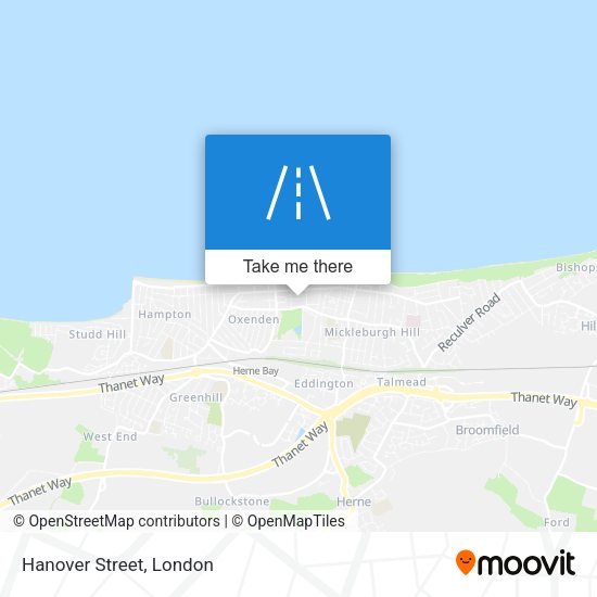 Hanover Street map