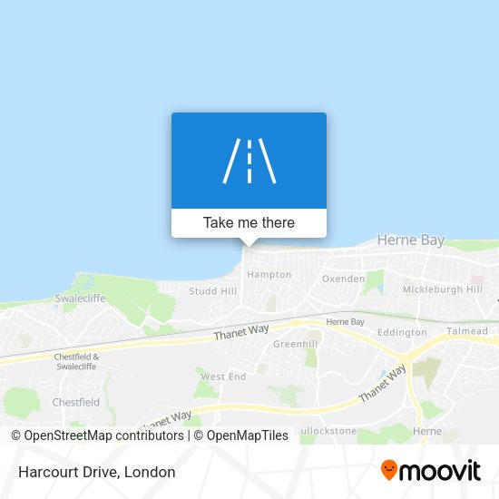 Harcourt Drive map