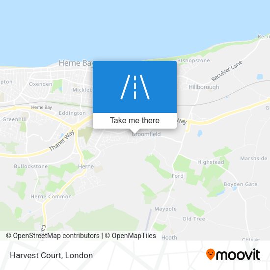 Harvest Court map