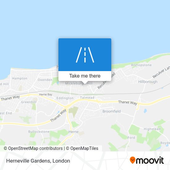 Herneville Gardens map