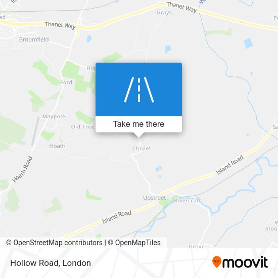 Hollow Road map