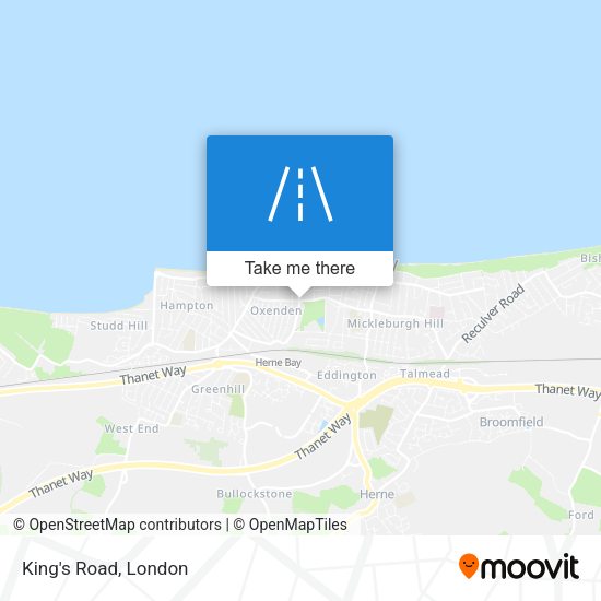 King's Road map