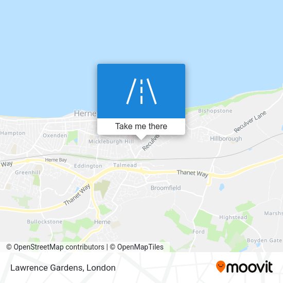 Lawrence Gardens map