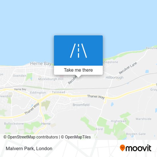 Malvern Park map