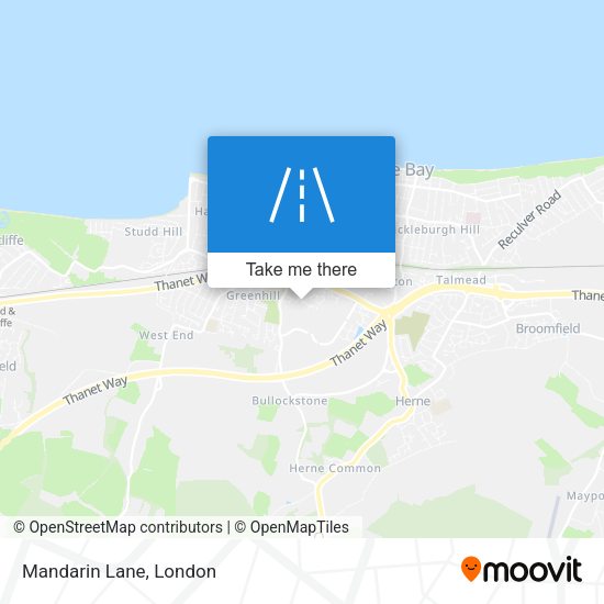 Mandarin Lane map