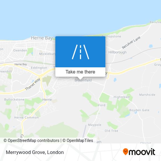 Merrywood Grove map